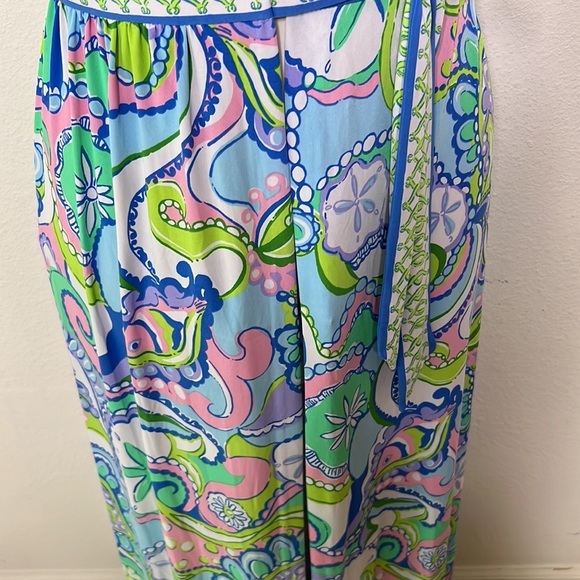 Lilly Pulitzer BELLINA Conch Republic SEASHELL Maxi Dress XXS - Picture 4 of 9